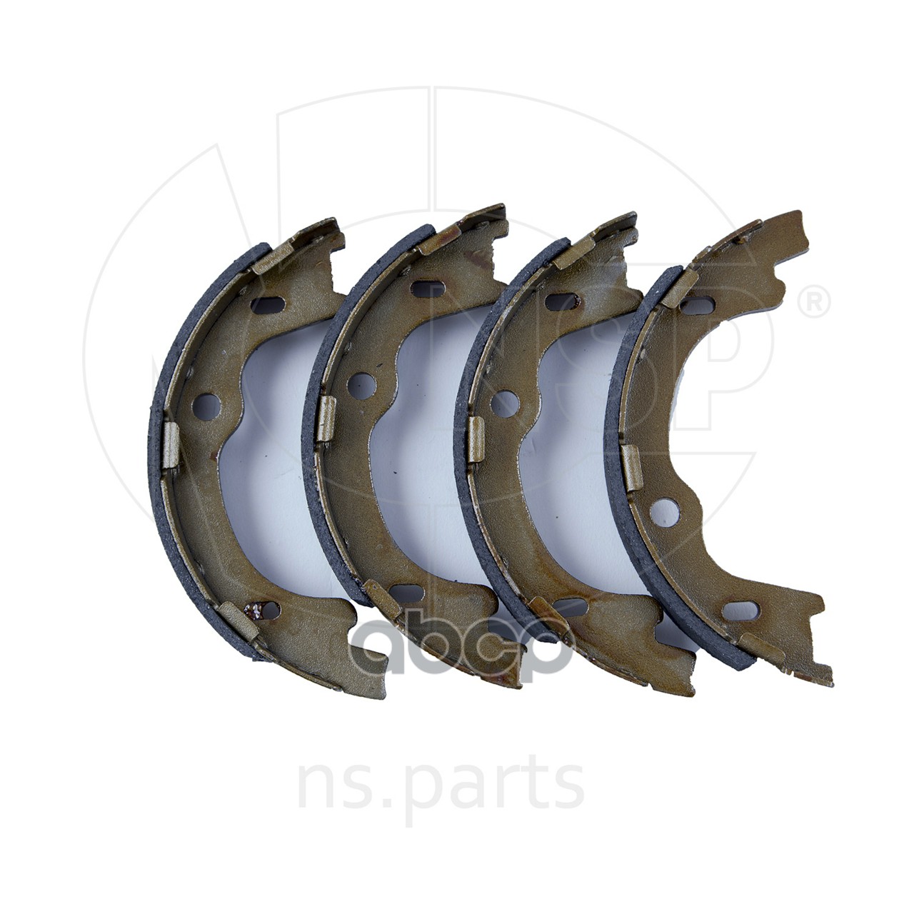 Колодки стояночного тормоза HYUNDAI I30 (07-) /KIA Ceed(06-)  Sportage (07-) NSP арт. nsp02583501ha00