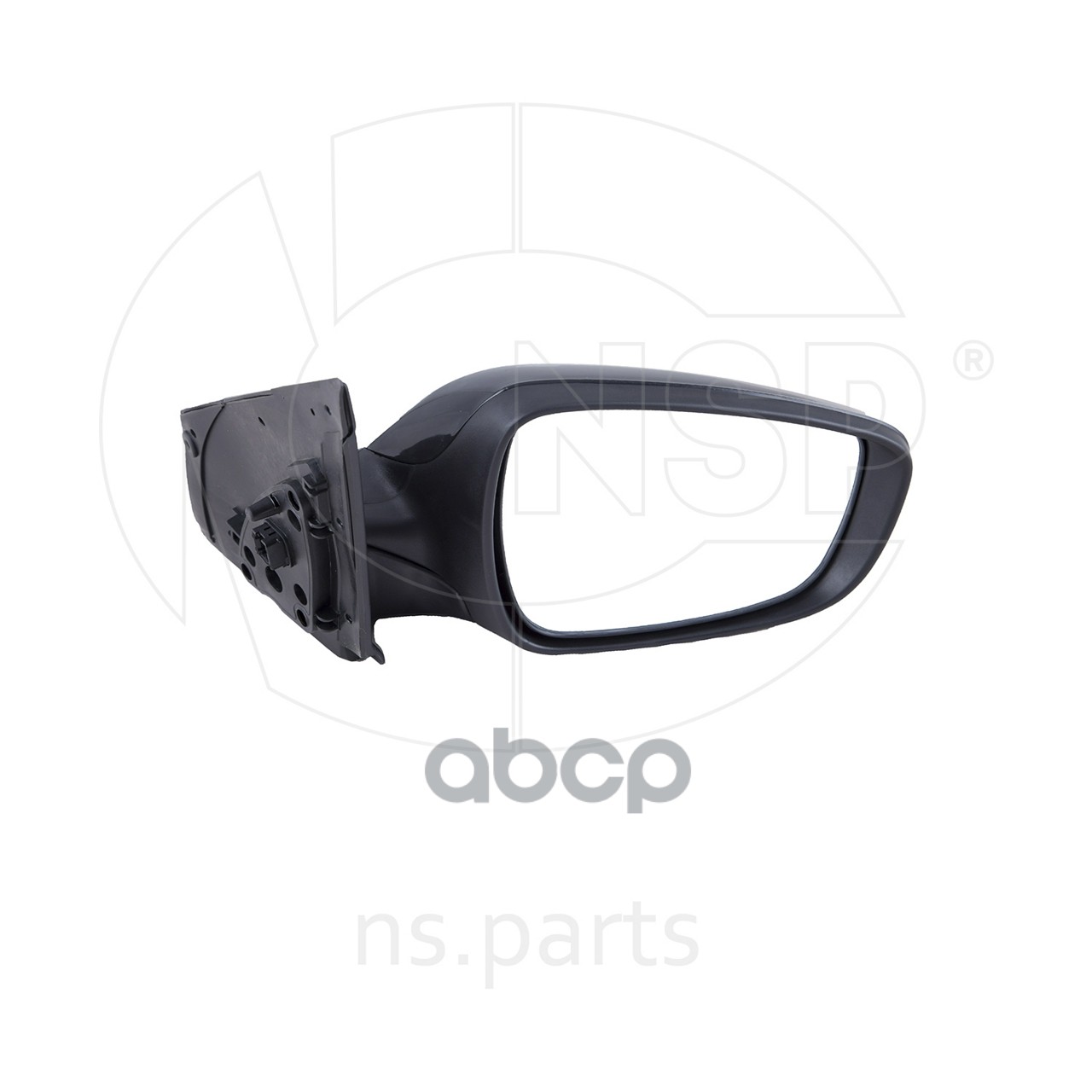 Зеркало правое HYUNDAI Solaris (11-17) (эл., обогр., черн.5 pin) NSP арт. NSP02876204L020CA