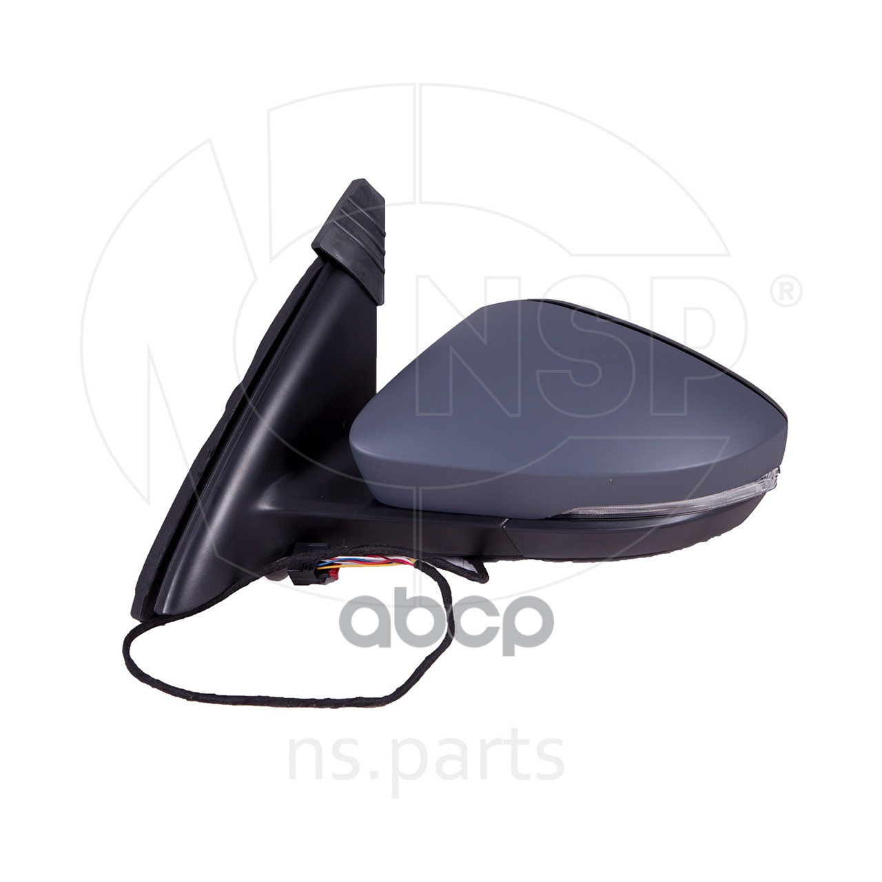 Зеркало левое SKODA Octavia A7 (13-17) (в сборе) (эл. обогр.  6 конт.) NSP арт. nsp085e1857507n