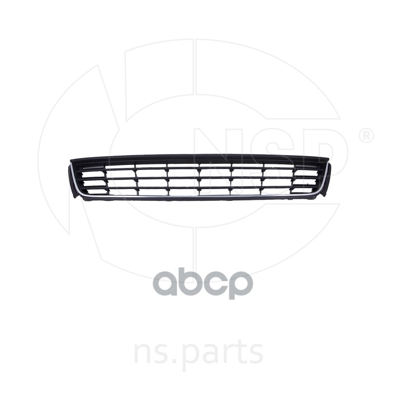 Решетка бампера переднего VOLKSWAGEN Polo V sedan (09-15) (хром) NSP арт. nsp086ru853671ryp