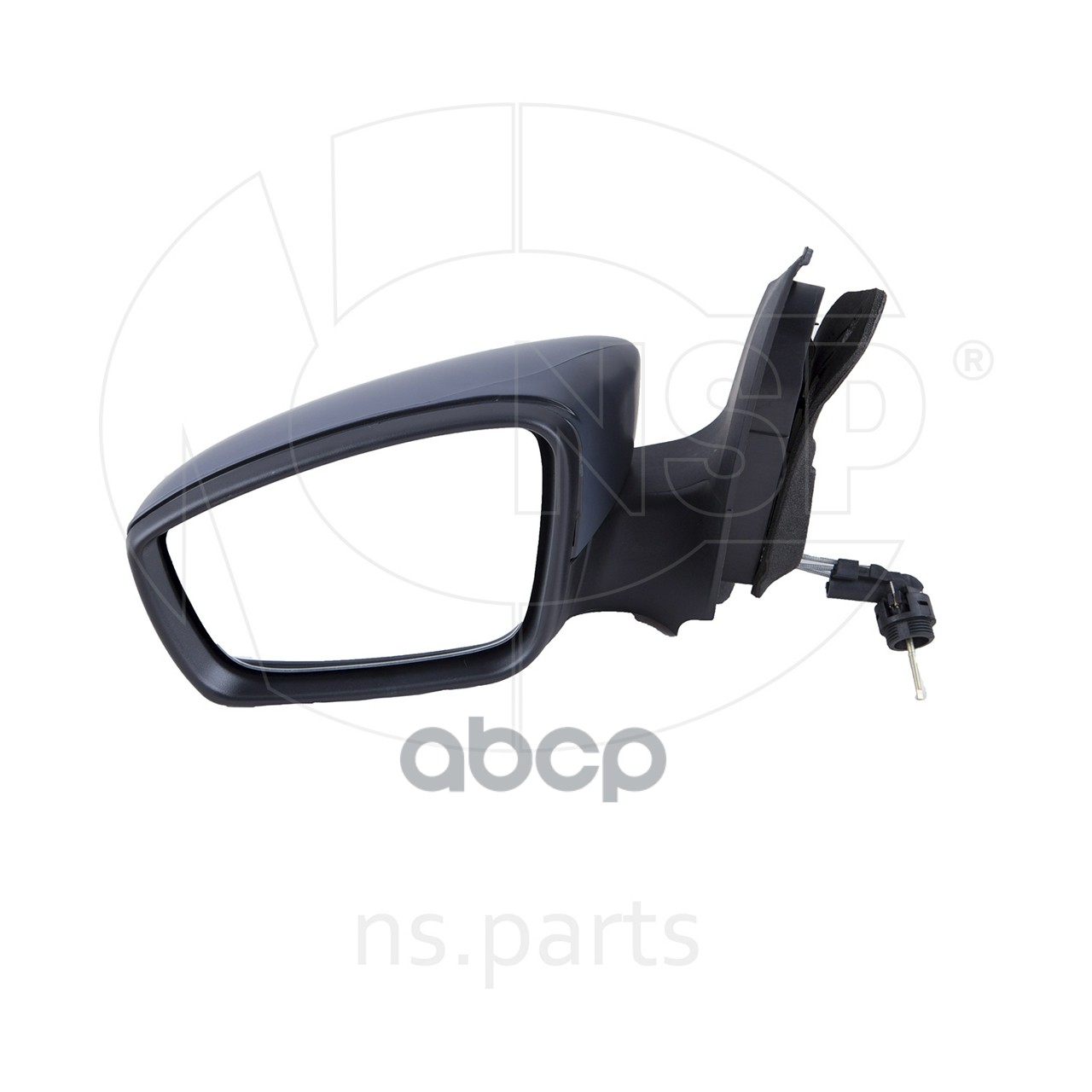 Зеркало левое VOLKSWAGEN Polo V sedan (09-20) (мех.) (в сборе с крышкой) NSP арт. nsp086ru857507n9b9
