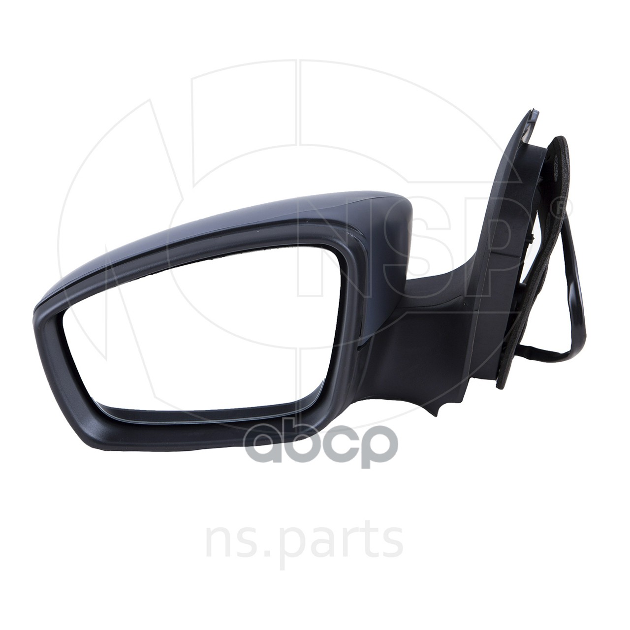 Зеркало левое VOLKSWAGEN Polo V sedan (09-20) (эл., обогр.) (в сборе с крышкой) NSP арт. NSP086RU857507P9B9