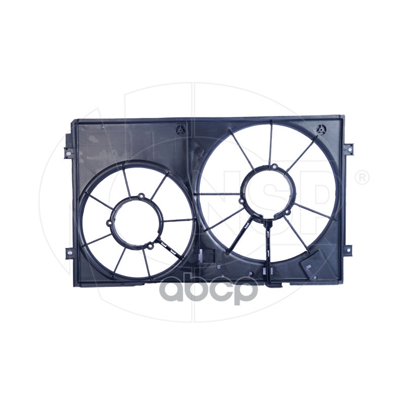 Диффузор Вентиляторов Охлаждения (Без Моторов)Octavia A5 (08-13) NSP арт. NSSP081K0121207T