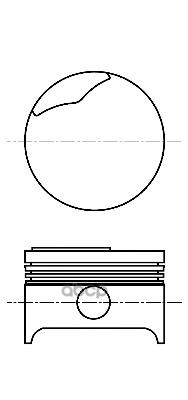 Поршень К-Т Renault Megane I NURAL арт. 87-104207-10