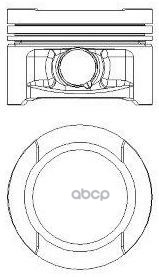 Поршень В Компл Audi A3  A4  Vw Bora  Golf Ii  Iv  Vw Passat  Polo NURAL арт. 87-105900-00