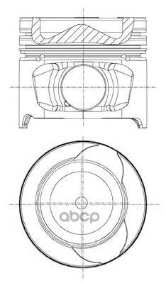 Поршень В Компл Renault Megane Ii NURAL арт. 87-123407-30