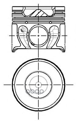 Поршень Двс Ford Mondeo 2.0Tdi  (100Ps->) =86  2X2x2 Std 00> NURAL арт. 87-140800-10