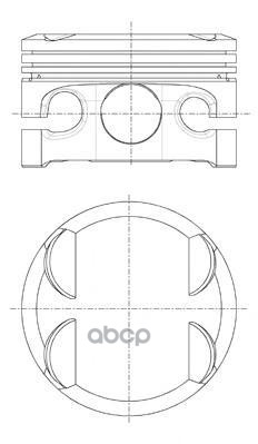 Поршень NURAL арт. 87-422200-10