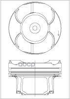 Поршень В К-Те Bmw 1 3 5 Series X20i  X28i 2011> NURAL арт. 87-434600-10