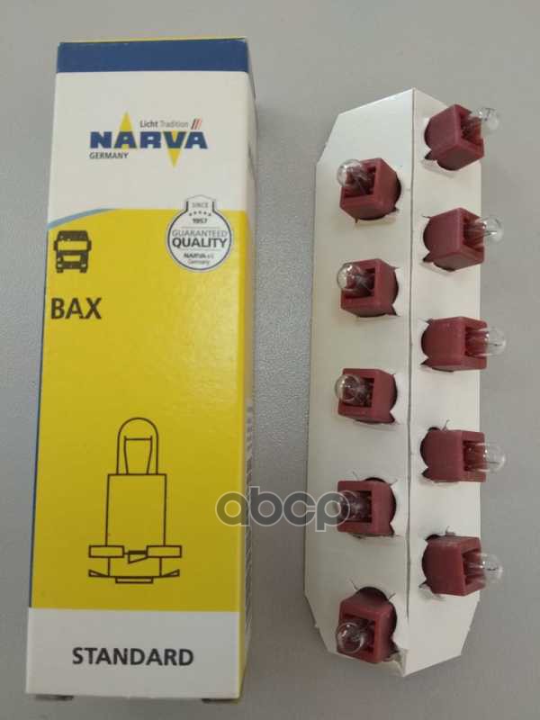 Лампа Bax 24V 1.2W Ebs R6 Brown Nva Cp Narva арт. 17102
