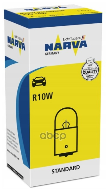 Лампа R10W 24V 10W BA15d NVA CP Narva арт. 17322