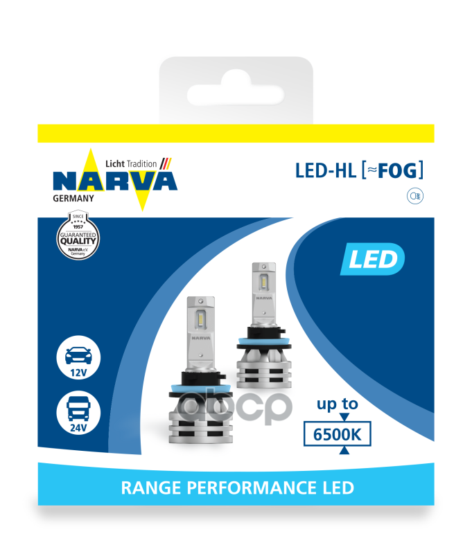 Лампа Narva LED Fog ( H8/H11/H16) RPL2  NVA X2 Narva арт. 180363000