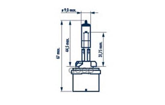 Лампа 12V H27W/1 27W NARVA 1 шт. картон 48041 Narva арт. 48041