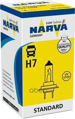 Лампа 24V H7 70W Px26d Галогенная Narva арт. 487283000