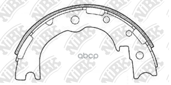 Колодки Тормозные Барабанные Fn0015 NiBK арт. FN0015