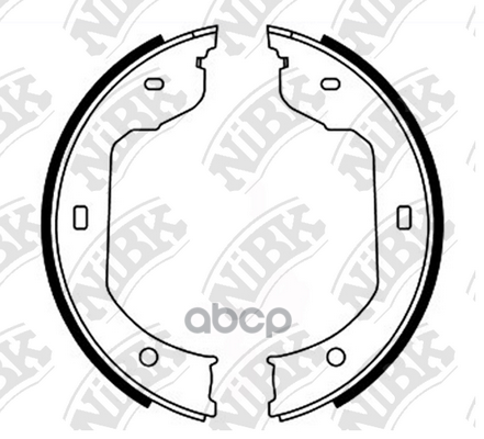 Колодки тормозные барабанные NiBK арт. FN0589