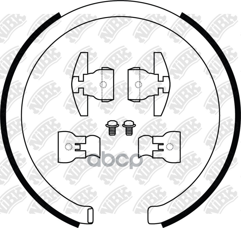 Колодки тормозные барабанные [Ps] CADILLAC Escalade ESV 5.3 04-06/ 6.2 06-/ CHEVROLET Tahoe 5.3 01-0 NiBK арт. fn0705