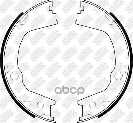 Колодки тормозные барабанные NiBK арт. FN0709