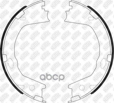 Колодки Тормозные Барабанные NiBK арт. FN0716