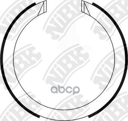 Колодки тормозные барабанные NiBK арт. FN11008