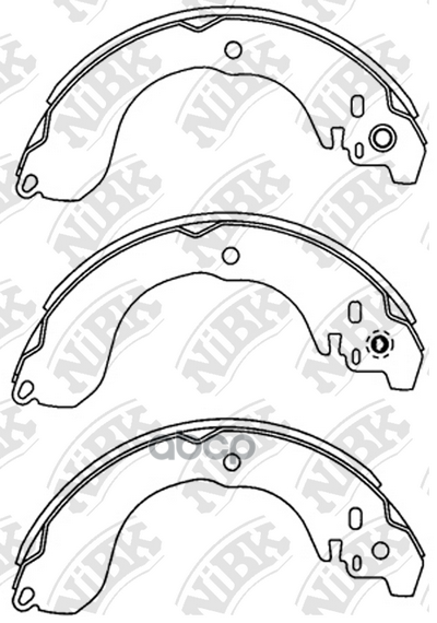 Колодки тормозные барабанные NiBK арт. FN1264