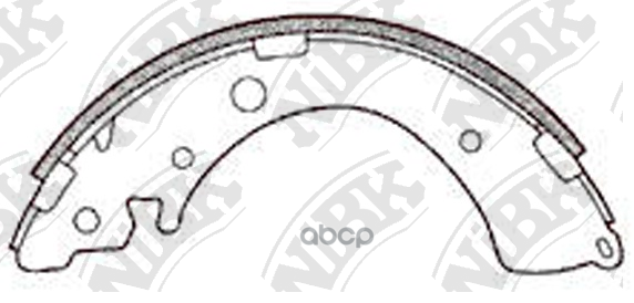 Колодки тормозные барабанные HONDA CIVIC 2001-2005 FN5520 NiBK арт. FN5520