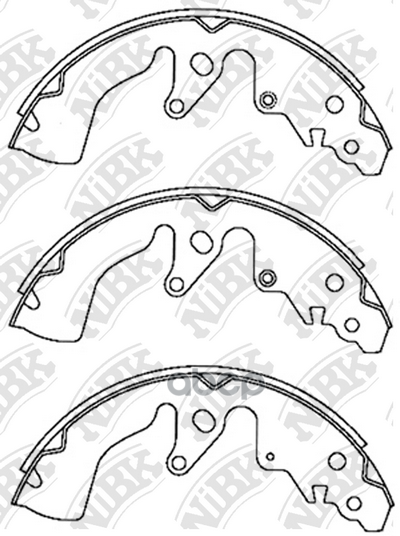 Колодки тормозные барабанные SUZ GRAND VITARA 1.6 2005 FN9970 NiBK арт. FN9970