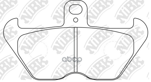 Колодки Тормозные Дисковые NiBK арт. PM244
