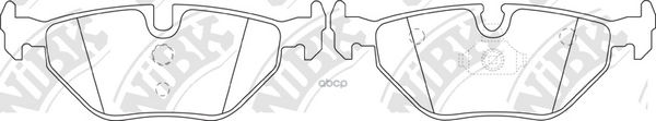 Колодки тормозные дисковые задн. BMW Serie 3 90-03  Serie 5 89-97  Serie 7 86-94  Serie M 92-00  Z3 NiBK арт. pn0014