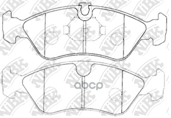 Колодки тормозные дисковые NiBK арт. PN0031