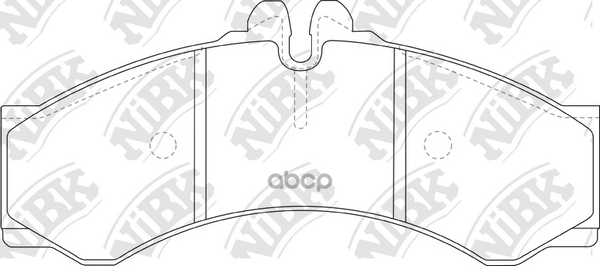 Колодки Передние Mb 2/3/4T-Sprinter/Vw Lt 28-46 Ii Nibk Pn0107 NiBK арт. PN0107