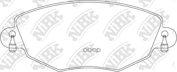Колодки тормозные дисковые NiBK арт. PN0159