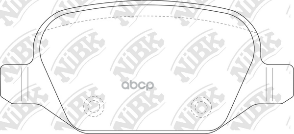 Колодки тормозные дисковые NiBK арт. PN0197