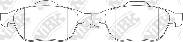 Колодки тормозные дисковые RENAULT MEGANE 1.6 2003 -   RENAULT MEGANE 1.6 2003 - 2009  RENAULT MEGAN NiBK арт. pn0204