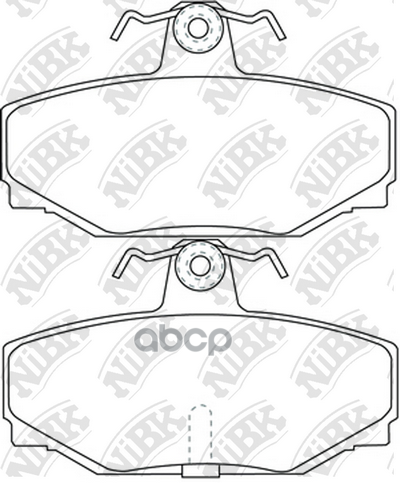 Колодки Тормозные Дисковые | Зад | NiBK арт. PN0258