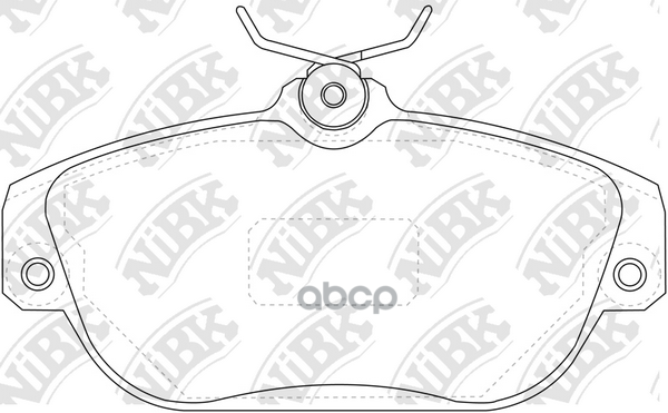 Колодки Тормозные Дисковые NiBK арт. pn0272