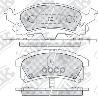 Колодки тормозные дисковые PONTIAC SUNFIRE 2.2 1998 - 2002  PONTIAC SUNFIRE 2.4 1996 - 2002 NiBK арт. pn0311
