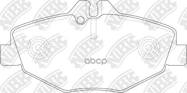 Колодки Тормозные Передние Nibk Pn0342w NiBK арт. PN0342W