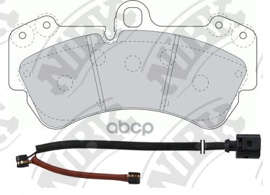 Колодки тормозные дисковые AUDI Q7 2011-2015 PN0346W NiBK арт. PN0346W