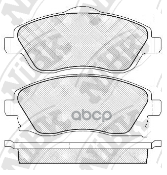 Колодки передние NIBK PN0361 NiBK арт. PN0361