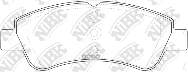 Колодки тормозные дисковые CITROEN C4 03-/PEUGEOT 307/PARTNER 1.4/1.6 -ESP  PN0364 NiBK арт. PN0364