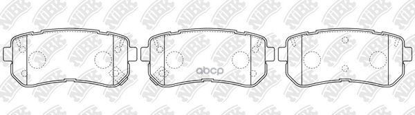 Колодки тормозные дисковые задние Perfomance NiBK арт. PN0436S