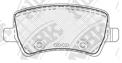 Колодки задние (FORD GALAXY/S-MAX/VOLVO S80/V70/XC60/XC70 07-) PN0463 NiBK арт. PN0463
