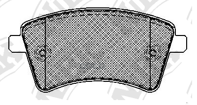 Колодки тормозные дисковые RENAULT KANGOO 1.5 2008 -   RENAULT KANGOO 1.6 2008 - NiBK арт. pn0532