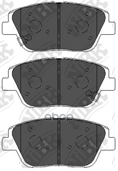 Колодки передние NIBK PN0536 NiBK арт. PN0536