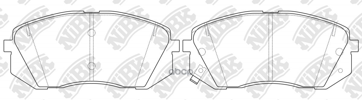Колодки тормозные дисковые KIA Optima JF 2.4L GDI AT GTL/JF 2.0L MPI AT Luxe/JF 2.4L GDI AT Prestige/JF 2.0L GDI AT GT PN0578...