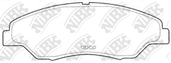 Колодки передние KIA Sportage I 94-03 NIBK PN0634 NiBK арт. PN0634
