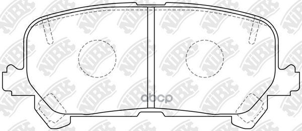 Колодки тормозные дисковые NiBK арт. PN0646