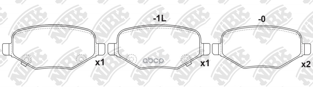 Колодки тормозные дисковые FORD EXPLORER V 11-  PN0698 NiBK арт. PN0698