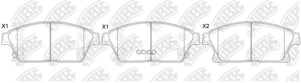 Колодки Тормозные Дисковые Pn0757 NiBK арт. PN0757